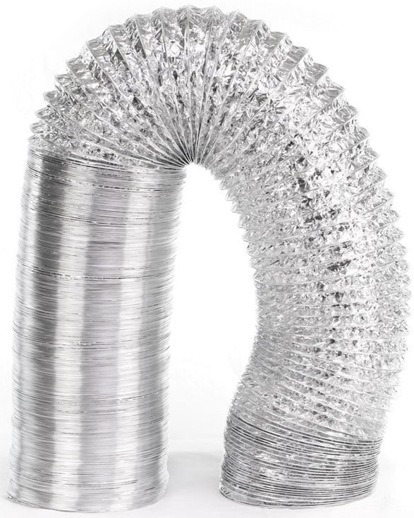 Alu Flexrohr 5m 63mm zweilagig flexibles Aluminium Lüftungsrohr Flex Schlauch 
