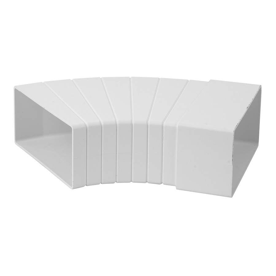 Flachkanal Bogen Waagerecht 15-60° Kunststoff (PVC)
