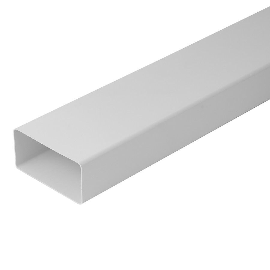 Flachkanal Muffe Verbinder für Formteile Stahl Dunstabzug Verbinder B=100 mm 